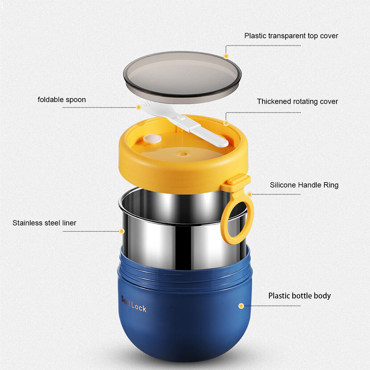 Fiambrera de acero inoxidable  - Baby Food Warmer Portable reseña y precio