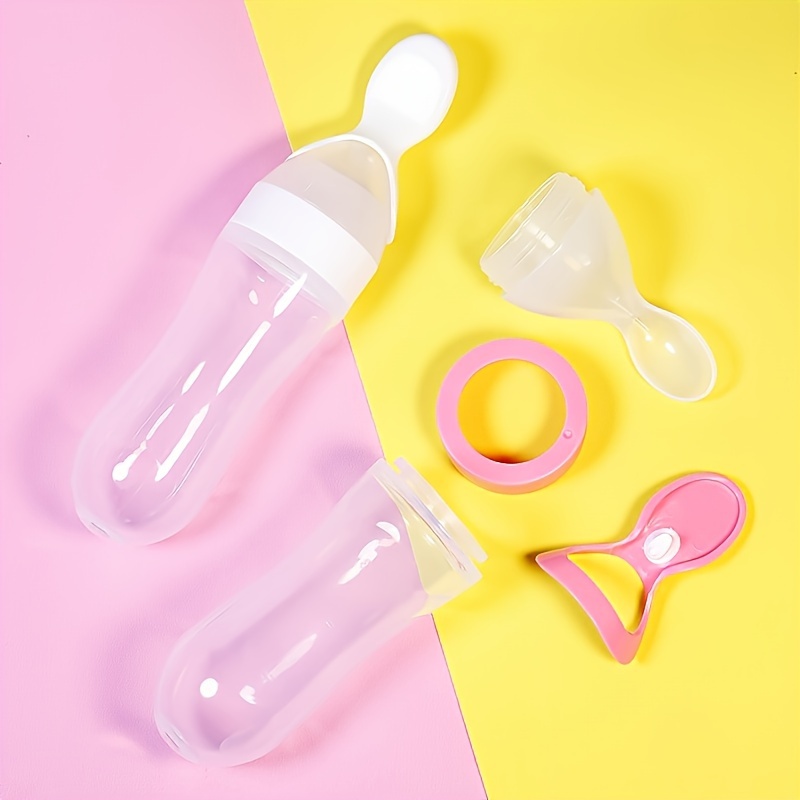 Biberón de silicona para alime - Baby Food Zone reseña y precio