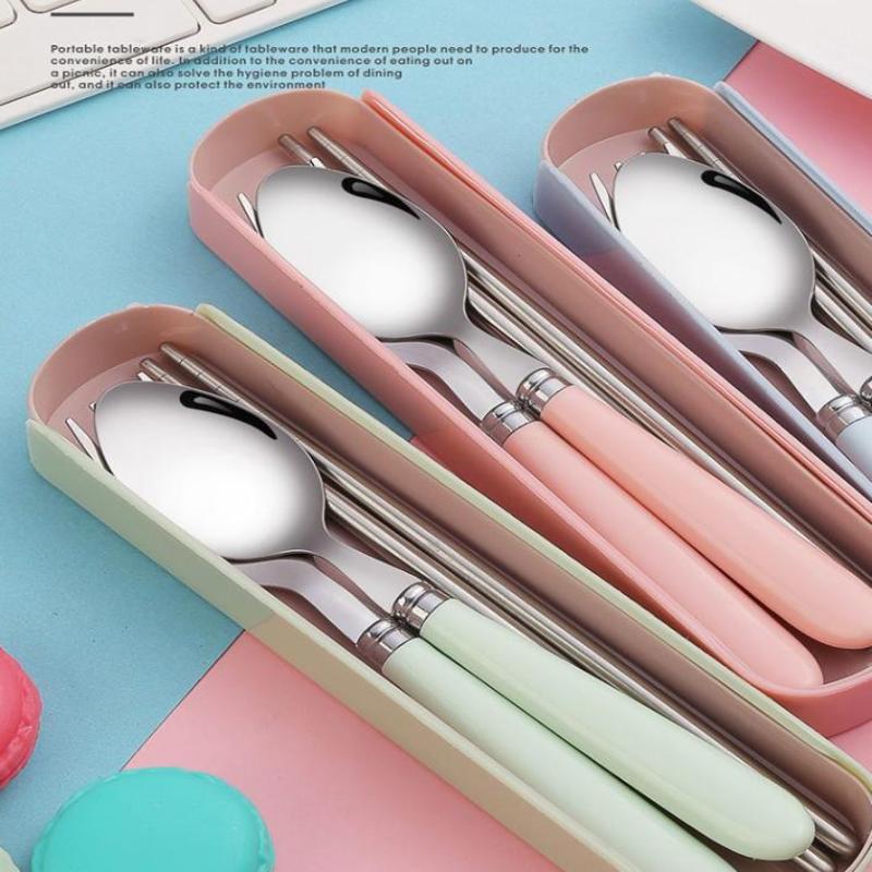 Vajilla portátil de acero inox - Weaning Spoon Set reseña y precio